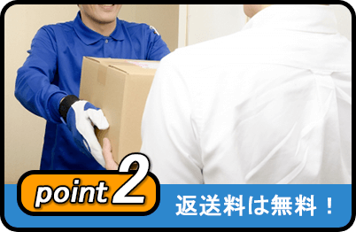 返送料は無料